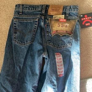 Genuine Levi’s circa 1990s 550 relaxed jeans-31x32-NWT